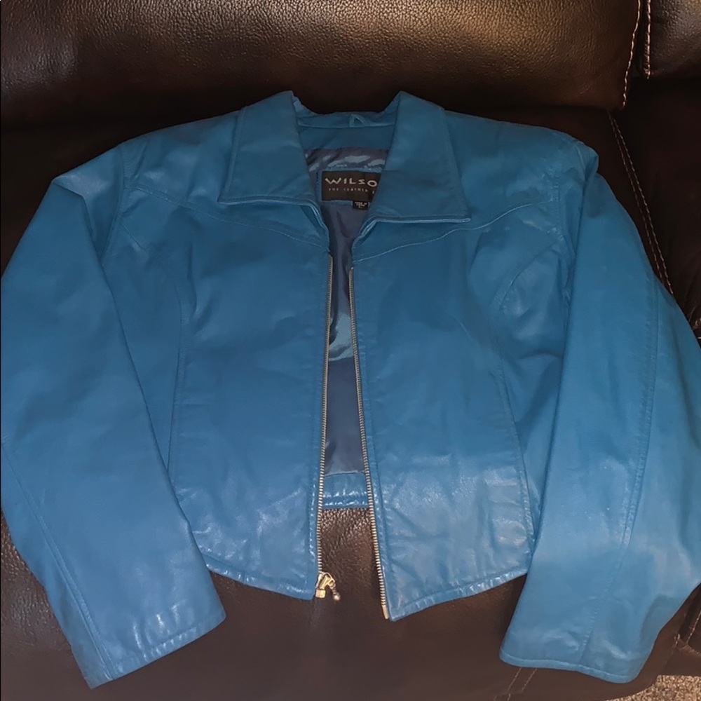 Wilsons leather jacket and skort (shorts/skirt)